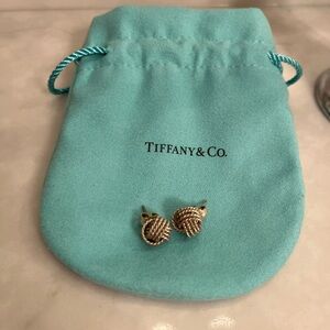 Tiffany & Co. Silver Knot Earrings
